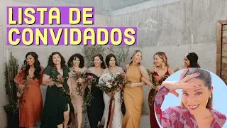 Lista de convidados do casamento