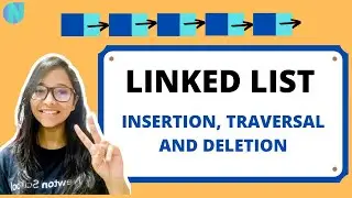 Insertion, traversal and deletion in Linked List with code