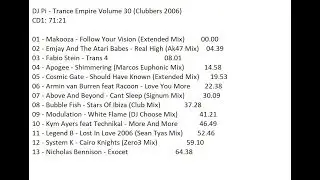 DJ Pi Trance Empire Volume30 Cd1(Clubbers 2006)