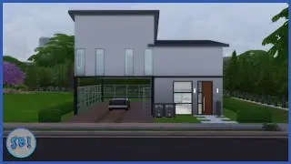 The Sims 4 : Simple Modern House | Speed Build |
