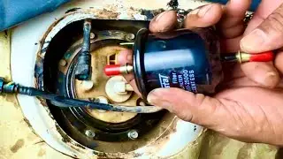 How to change the fuel pump filter