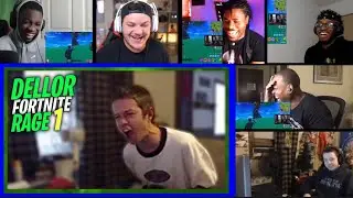 DELLOR FORTNITE MEGA RAGE COMPILATION 1 REACTION MASHUP