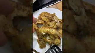 Судак жаренный на сковороде с котлетами из пюре
