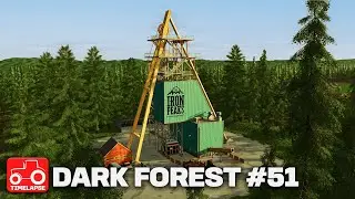 BUILDING THE IRON MINE!! FS22 Timelapse Dark Forest Ep.  51