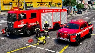 DESLOCAMENTO + RESGATE | INCÊNDIO COM VÍTIMA | GTA 5 EMERGÊNCIA 24HS