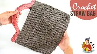 Crochet Beginner Practical Straw Bag