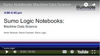 Sumo Notebooks  Machine Data Science