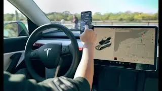 Tesla Phone Mount for Model 3/Y/S/X MagSafe Wireless Charge Installation and Demo - Marnana
