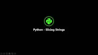 slicing strings in python