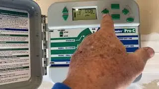 Setting The Hunter Pro-C Timer