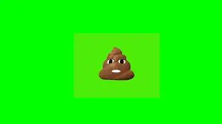 poop 💩 green screen effect
