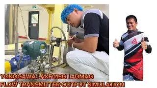Flow Transmitter | Yokogawa AXF015G | Output Signal Simulation to Controller | Tagalog Tutorial