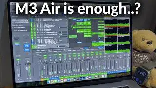 STANDARD MacBook Air M3/16GB in Music Production (Logic & Ableton). Impressive!