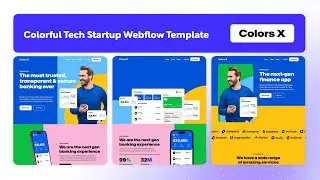 Modern Startup Website Template | Colors X - BRIX Templates
