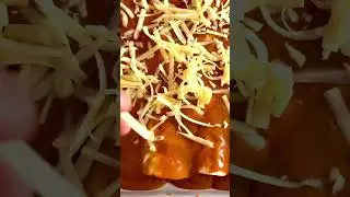 Enchiladas Recipe #shorts #shortscooking #enchiladas #mexicanfood