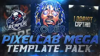 MEGA TEMPLATE PACK !! PİXELLAB MASCOT+LOGO+LYRICS !! (FREE)