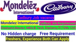 Cadbury Job Vacancy 202
Cadbury Job Requirement
Mondelaz Job Opportunity
Supervisor, Sales Officer