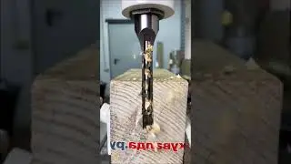 Станок пазовальный JET JBM 4 в действии 