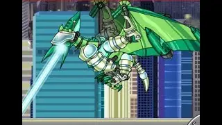 Роботы динозавры: Зеленый Птеранодон (Pteranodon Green Plus Dino Robot)