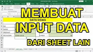 Learn Excel | Automatic Data Input Formulas from Other Sheets