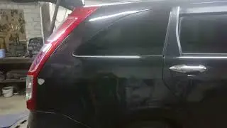 Кузовной ремонт Honda Stream - перевертыш. Часть I