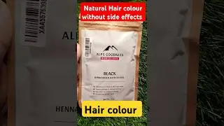alps goodness black hair colour| hair colour without side effects| #haircolor #shorts #reels