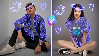 PicsArt Tutorial Neon Light Effect | PicsArt - Editing - Tutorial