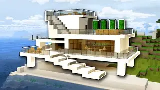 ⛏️ Minecraft: How To Build A Modern Beach House Tutorial