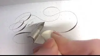 Writing Teaching in Ornamental Penmanship by Master Penman Connie Chen