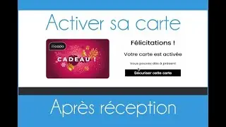 Comment activer sa carte illicado après réception