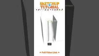 How to Create a Parametric Facade in #sketchup #shorts