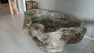 Elegant Luxury: Hand-Sculpted River Stone Bathtub as a Focal Point #bathtub #bathtubs #bathroomdecor