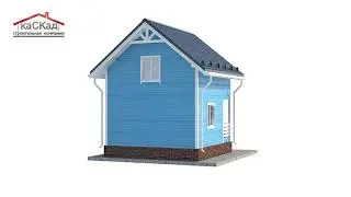 Каркасный дом 6х6м КД -5  70 м.кв.
