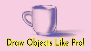 Drawing Objects Perfectly with Basic Shapes |How to draw objects for beginners step by step tutorial