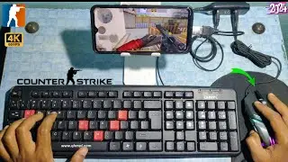 CS GO Mobile Gameplay || With Mouse And Keyboard Like Pc || In Mobile Phone 2024