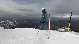 How to stand on the tips for your skis - experts only