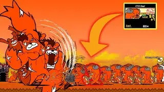 The Battle Cats - Spam CTO Seal VS Big Red Malice