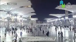 أذان مميز ونادر لصلاة العشاء للمؤذن عمر سنبل من الحرم المدني 1444/1/11