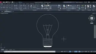 How to make Electric Bulb in AutoCAD?