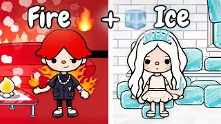 Fire🔥 + Ice🧊 = Love Story 🫢💗 | Toca Life Story | Toca Boca