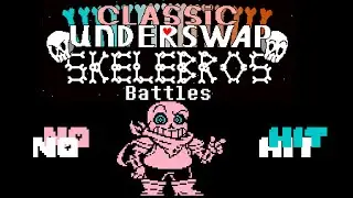 Classic!Underswap skeleton battle sans no hit