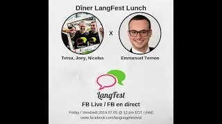 Dîner LangFest: Emmanuel Ternon