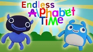 Endelles alphabet Blue and Big blue plush toys
