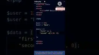 Php in 60 Seconds: The Basic 
