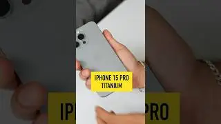 The TITANIUM iPhone 15 Pro Max 🔥 