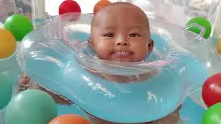 Funny Baby Swim