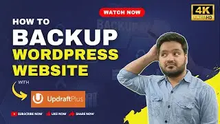 How to backup & restore WordPress Site Step by Step (UpdraftPlus WordPress Backup Plugin Tutorial)