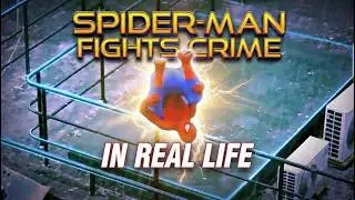 SPIDERMAN FIGHTS CRIME In Real Life | Parkour, Flips & Kicks