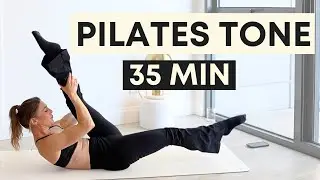 35 min PILATES (apartment and travel friendly) full body tone