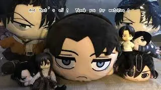 「Levi The Doll」Unboxing Consolidated Items | SEGA Plushies and Wafer Cards | 進撃の巨人